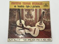 Pequenos Tesoros Musicales En Bandola Tiple Y Guitarra Monofonico Record LP segunda mano  Embacar hacia Argentina