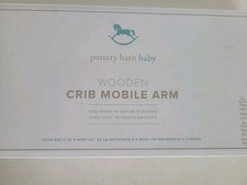 Berço Pottery Barn infantil braço móvel de madeira simplesmente branco na caixa de fábrica comprar usado  Enviando para Brazil