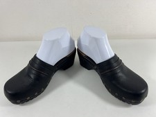 Clarks black leather for sale  ABERTILLERY