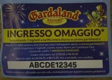 Gardaland park ingresso usato  San Marco Evangelista