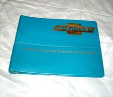 1966 Chevrolet 72p ÁLBUM DE ACESSÓRIOS Catálogo CORVETTE Chevelle CORVAIR Nova CAMINHÕES comprar usado  Enviando para Brazil