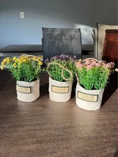 3x artificial indoor plants for sale  Liberty