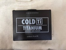 Titanium recovery seed for sale  CAMBERLEY