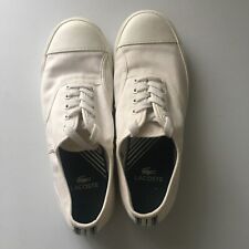 Lacoste white canvas for sale  EASTBOURNE