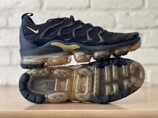 Tênis de corrida Nike Air Vapormax Plus preto dourado CW7299-001 masculino tamanho 10 comprar usado  Enviando para Brazil