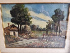 Quadro olio tela usato  Zeccone