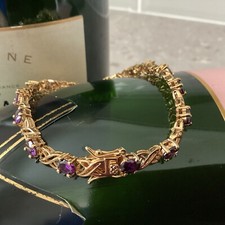 Vintage plated amethyst for sale  CRAWLEY