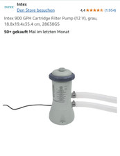 Intex pool filterpumpe gebraucht kaufen  Berlin