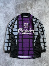 Camiseta manga comprida masculina de futebol 1994/95 Adidas Liverpool goleiro tamanho 38-40 comprar usado  Enviando para Brazil