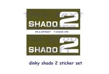 Dinky shado sticker for sale  BIRMINGHAM