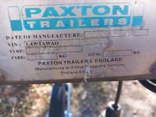 paxton trailer for sale paxton trailer for sale WOKINGHAM