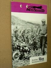 Prospectus motoculteur motosta d'occasion  Charolles