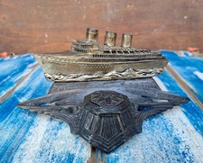Antico calamaio nave usato  San Giorgio a Cremano