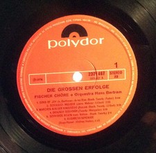 33 RPM Record Fischer-Ch-Re - Orchestra Hans Bertram - The Great Successes, usado comprar usado  Enviando para Brazil