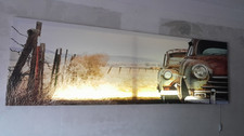 Leinwand bild rostiger gebraucht kaufen  Schechingen