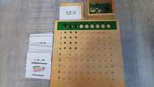Montessori divisionsbrett aufg gebraucht kaufen  Querfurt