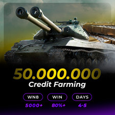 Usado, World of Tanks (PC) | CREDIT/SILVER FARMING 50.000.000 [5Days] WN8 - 5000 NA comprar usado  Enviando para Brazil