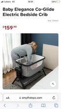 Electric bedside crib for sale  TRING