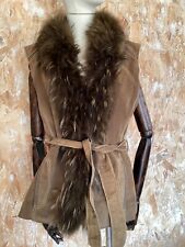 Gilet cuir fourrure d'occasion  Troyes