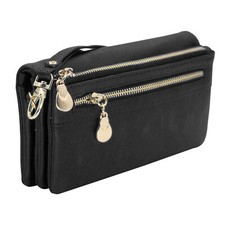 Carteira de Couro Feminina Lady Clutch Porta-Cartão Longo Bolsa de Telefone Bolsa Bolsa de Mão comprar usado  Enviando para Brazil