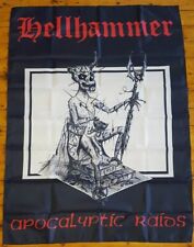 HELLHAMMER "Apocalyptic Raids" 36"x50" BANDEIRA Culto Austríaco Black Metal comprar usado  Enviando para Brazil