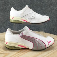 Tênis Puma Feminino 7 Células Treinamento Branco Rosa Cadarço Casual Top Baixo comprar usado  Enviando para Brazil