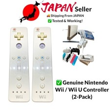 Usado, Controle Nintendo Wii U/Wii genuíno branco (pacote com 2) comprar usado  Enviando para Brazil