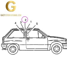 Opel corsa striscia usato  Italia