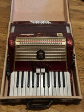 Acordeão Weltmeister com estojo de viagem de armazenamento/personalização Hohner  comprar usado  Enviando para Brazil