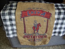 Old lazy burlap for sale  Stanford