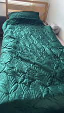 Dunelm green velvet for sale  HUDDERSFIELD