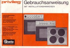 Gebrauchsanleitung privileg el gebraucht kaufen  Wunstorf