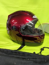 Capacete de motocicleta Zeus 508W vinho de rua vermelho tamanho pequeno comprar usado  Enviando para Brazil