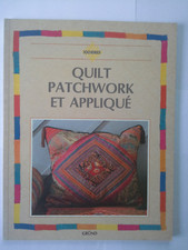 Quilt patchwork appliqué d'occasion  Juvisy-sur-Orge