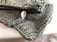 Chunky knit throw for sale  Bolingbrook