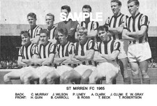 St. mirren 1965 for sale  DEESIDE