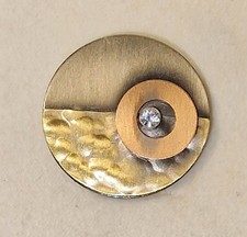 Modische brosche vergoldet gebraucht kaufen  Kalbe (Milde)