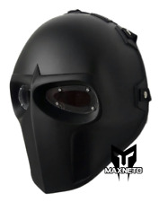 Máscara facial completa BB Paintball fibra de vidro (noite escura) máscara airsoft comprar usado  Enviando para Brazil
