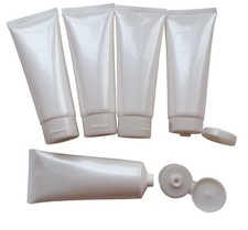 100 peças garrafa de loção branca 100 ml recipiente cosmético portátil tubo de garrafa de viagem comprar usado  Enviando para Brazil