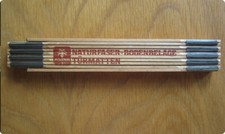Zollstock werbeartikel holz gebraucht kaufen  Rudolstadt