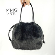Bolsa de mão de cordão de pele sintética macia, bolsa de ombro. Linda bolsa quadrada peluda. comprar usado  Enviando para Brazil