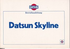 Datsun skyline bedienungsanlei gebraucht kaufen  Padenstedt