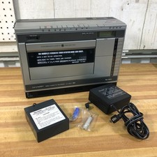 Usado, VINTAGE Sharp VC-3500 Gravador de Vídeo Cassete Portátil VCR Japão COMPLETO NA CAIXA comprar usado  Enviando para Brazil