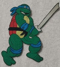 RARO Vintage LEONARDO Teenage Mutant Ninja Turtles Personagem Iron On Patch comprar usado  Enviando para Brazil