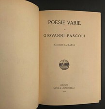 Pascoli poesie varie usato  Vignate