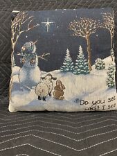 Christmas tapestry pillow for sale  Kokomo