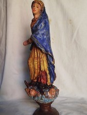 Statuina immacolata legno usato  Napoli