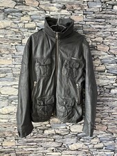 Superdry leather jacket for sale  BLACKBURN