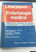 Libro langman embriologia usato  Crotone