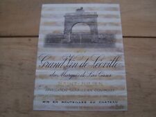 Etiquette vin chateau d'occasion  Quimperlé